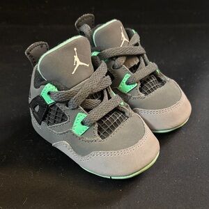 Air Jordan 4 Retro “Green Glow” Infant Size 2C